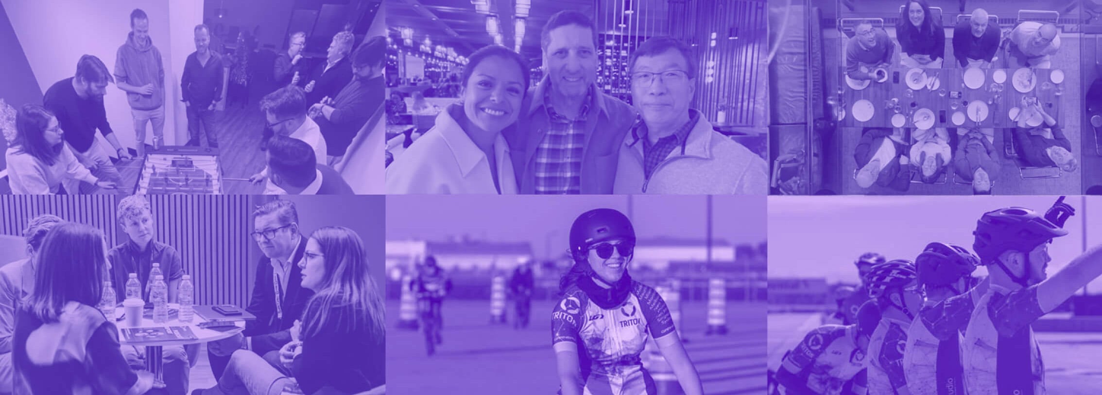 Collage de empleados de Triton Digital