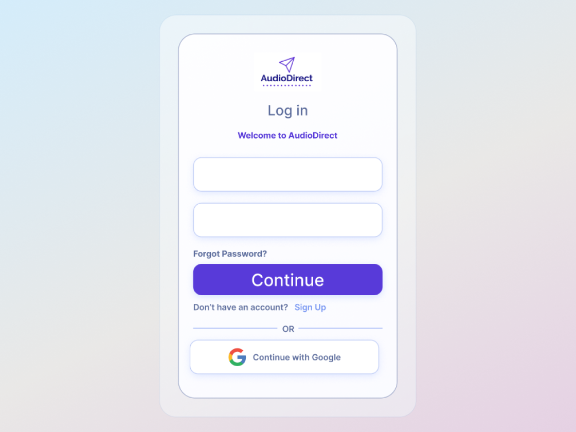 Log in portal AdBuilder AI